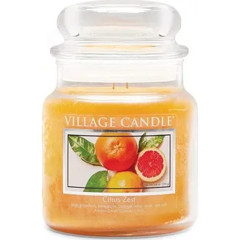 Svíčka Village Candle Citrus Zest, 397g - Svěží citrus