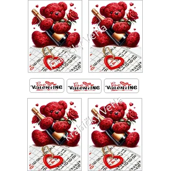 Jedlá dekorace na dort Fondánový list A4 motiv "Plaketa obdelník" 6x6 cm