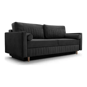 Pohovka SABINA - pohovka rozkládací, látka tmavě šedá CLOUD 97+PIK (vzor E) (SIENA=3balíky) (IZ) (K250) NOVINKA