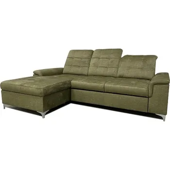 Sedací souprava ADRIANA - Levá rohová sedací souprava - látka Olivová Vogue 10 (Ariana=Ariada=2balíky) - kolekce "MRS"(K250-E) zakázková barva