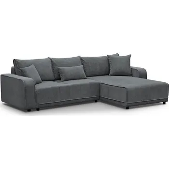 Sedací souprava PIREUS UNI -sedací souprava - látka TMAVĚ ŠEDÁ -POSO 60 - kolekce "MRS"(PRIMO L= 2 BALÍKY)(K250)NOVINKA