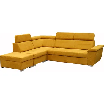 Sedací souprava FONDUE II - Pravá - sedací souprava látka hořčicová Alfa 120 kolekce "FE" (FE)(K250-E)