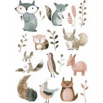 Plakát Plakát, Obraz - Cute Animals No 2, Andreas Magnusson