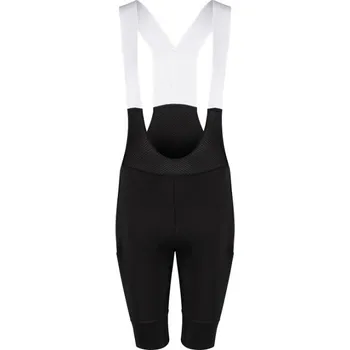 Cyklistické kalhoty Force kraťasy PASSION LADY se šráky a vložkou (černá)