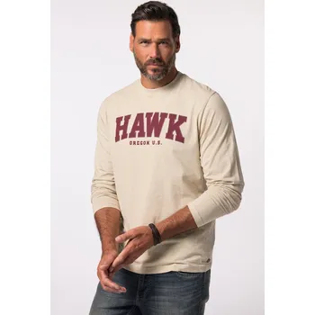 Pánské tričko JP1880, Plus size Tričko s dlouhými rukávy JP1880, potisk na hrudi, do 8XL pro plnoštíhlé nadměrná velikost, 831567200-1907, žlutý, 8XL, Plus size oblečení, Oblečení pro vysoké muže, Nadměrné velikosti, Oblečení pro plnoštíhlé.