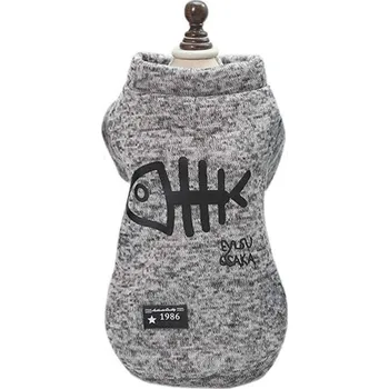 Pánská mikina Surtep Animals Mikina pro psa rybí kost Barva: Šedá, Velikost: XL