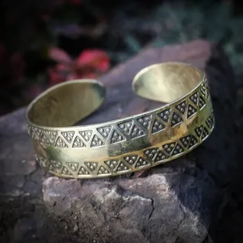 Náramek Thoradin BOMBUR mosazný náramek