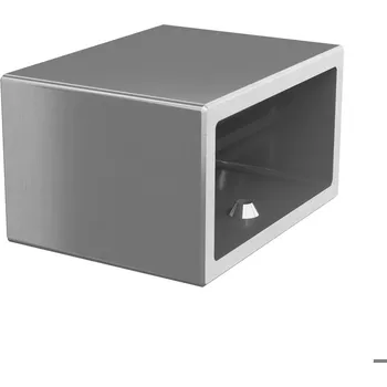 Zábradlí Příruba na stěnu, Square Line Příruba na stěnu, Square Line, pro trubku 40x20x2 mm, nerez. ocel 304, kartáčovaná