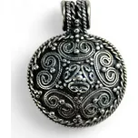 Drakkaria Vikingský stříbrný přívěsek, Stora Ryk, Färgelanda, Švédsko, Ag 925 12g