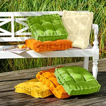 Polštář 3Pagen Vysoký podsedák béžová 40 x 40 x 8 cm.