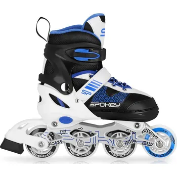 Dětské kolečkové brusle SPOKEY TONYX černo-modré - 30-33