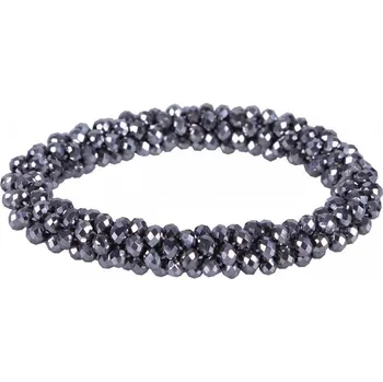 QHP Gumička do vlasů Shine QHP, silver