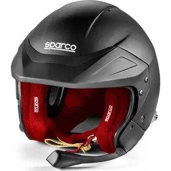 Helma na motorku Sparco Přilba Flux RJ-i Červená XL Černá matná