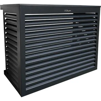 Vzduchotechnika Kryt klimatizace a tepelného čerpadla DECOCLIM ALU L Barva: RAL7016 - Antracit