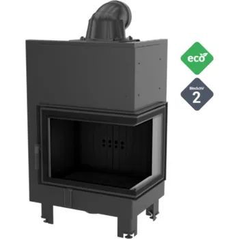 KRATKI MBZ 13kW BS Pravá BLACK krbová vložka