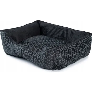 Pelíšek pro psa BERN Pelíšek hranatý černý - 70 cm x 60 cm (BERN Pelíšek hranatý černý - 70 cm x 60 cm)