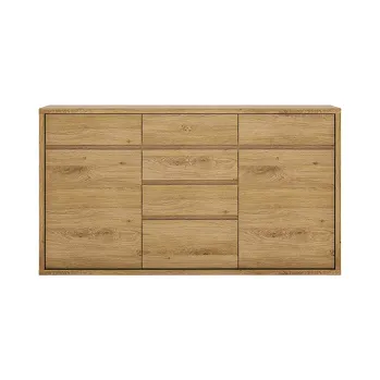 Komoda SYRAKUSA 41- Komoda 2D6S- lamino dub shetland/ šedá (Shetland 41=3BALÍKY) (W) (K150)