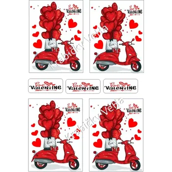 Jedlá dekorace na dort Fondánový list A4 motiv "Plaketa obdelník" 6x6 cm