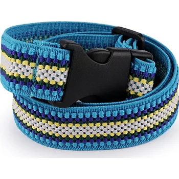 Kšandy Dětský pásek pružný šíře 2,5 cm, barva 2 modrá