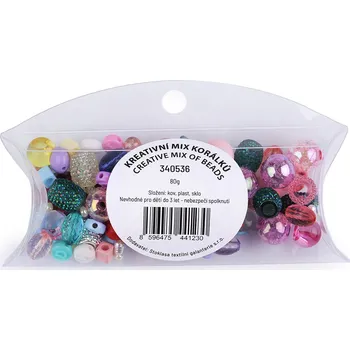 Dětské navlékací korálky Kreativní mix korálků, barva viz foto