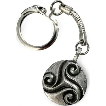 Přívěsek Drakkaria Keltský triskel kíčenka, zinek starostříbro