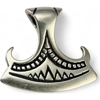 Přívěsek Drakkaria PERUNOVA SEKERA BRADATICE, stříbrný přívěsek, Ag 925,10g