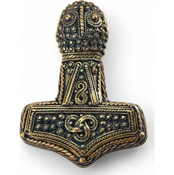 Přívěsek Drakkaria Thorovo Kladivo, Öland, Švédsko, bronz