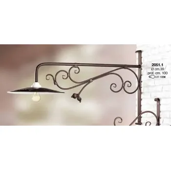 Nástěnné svítidlo FERRUM kovové nástěnné svítidlo 2051-1