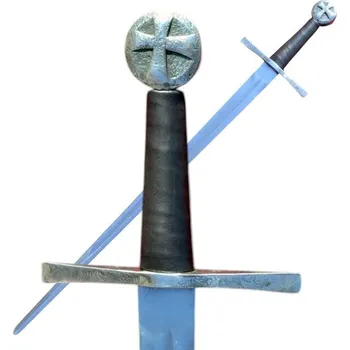 Sběratelství Drakkaria HARTWIG, jednoruční křižácký meč s křízem pro historický šerm