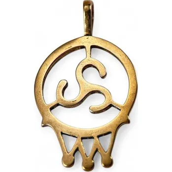 Přívěsek Drakkaria TRISKEL V KRUHU, bronzový přívěšek