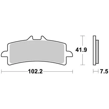 Motodíl Brzdové destičky Brembo přední MV AGUSTA 1000 F4 rok 12-17