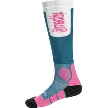Pánské termo ponožky Meatfly sNB & SKI ponožky Leeway Pink / Blue | Modrá | Velikost S