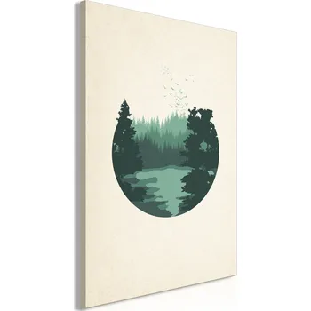 Obraz Obraz - Pohled na kopce (1 díl) Vertikální Velikost: 40x60 cm, Provedení: Standard