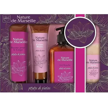 Kosmetická sada Dárkový kosmetická sada Nature De Marseille - Pivoňka