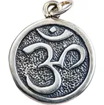 Drakkaria ÓM, posvátná slabika z Véd, stříbrný přívěsek, Ag 925