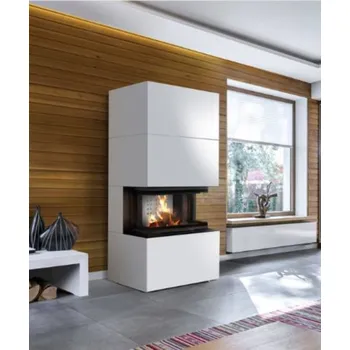 Krbová vložka Kratki Home Easy Box NBC 7 bílý s výsuvem krbová stavebnice Kratki 7000016