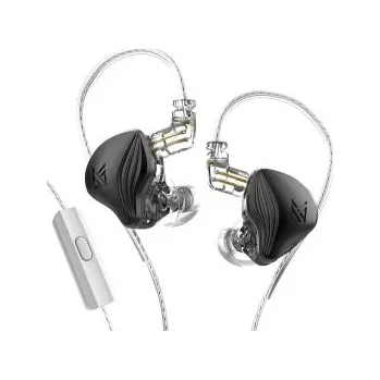 Sluchátka KZ ZEX Sluchátka s mikrofonem černá