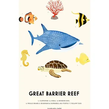 Plakát Plakát, Obraz - Great Barrier Reef, Erik Wintzell