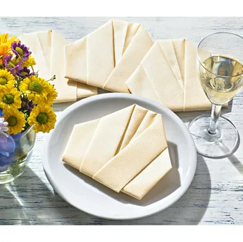 Papírový ubrousek 3Pagen 8 složených ubrousků béžová ubrousky