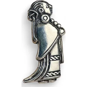 Přívěsek Drakkaria VALKÝRA, vikingové, stříbrný přívěsek, Ag 925