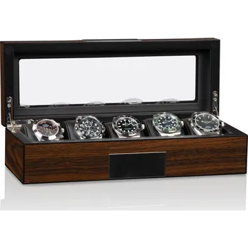 Box na hodinky Kazeta na hodinky HEISSE & SÖHNE 70019-201.148 HS Monteray 5 - Walnuss