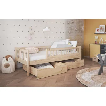 Postel Max-i Dětská postel TALKIN CAMA UNO + ROŠT a ZÁSUVKY v ceně Zvolte rozměr:: 80 x 180 cm, Zvolte barvu:: buk