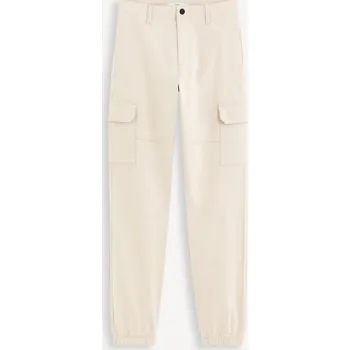 Pánské kalhoty Celio Kalhoty slim cargo Dolyte 1145791 Béžová 38