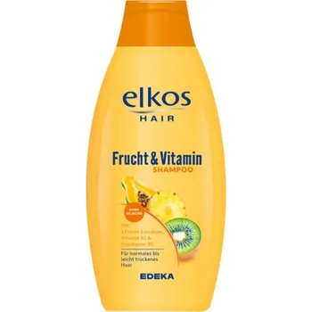 Šampon Elkos Frucht & Vitamin šampon s výtažkem z meruňky pro normální až lehce suché vlasy 500ml