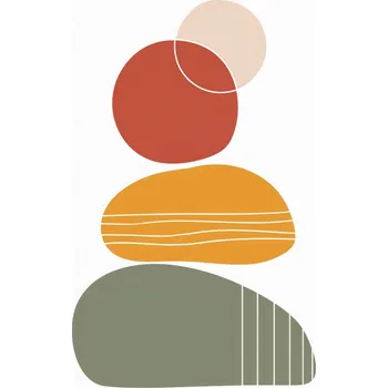 Plakát Plakát Formy v rovnováze bez rámu 40 x 50 cm