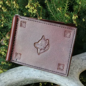 Peněženka Drakkaria VLK, kožená peněženka - dolarovka