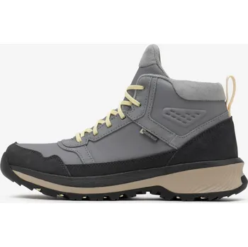 Pánské tenisky QUECHUA Dámské turistické kožené kotníkové boty NH 500 41 ŠEDÁ