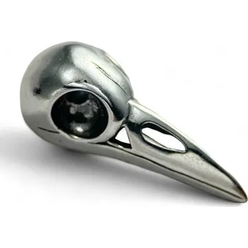 Přívěsek Drakkaria VRANÍ LEBKA, stříbrný přívěsek, Ag 925, 15 g