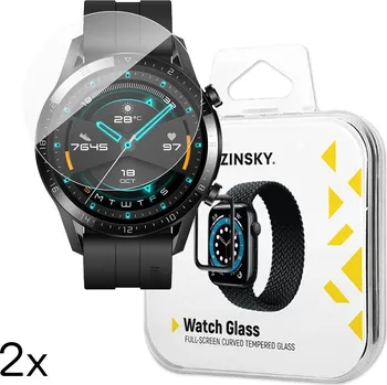 Příslušenství k chytrým hodinkám Wozinsky Hybrid Glass (2ks) ochranné sklo pro Huawei Watch GT 2, GT 2 Pro 46mm