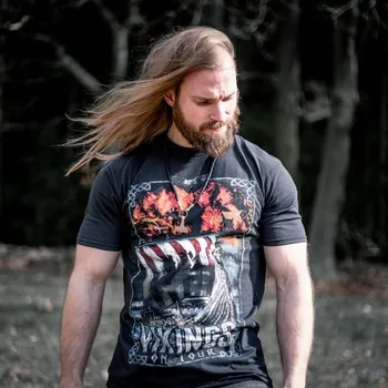 Pánské tričko Drakkaria VIKINGS ON TOUR, Tričko pánské barevné